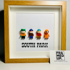 SOUTH PARK - Framed custom minifigures 