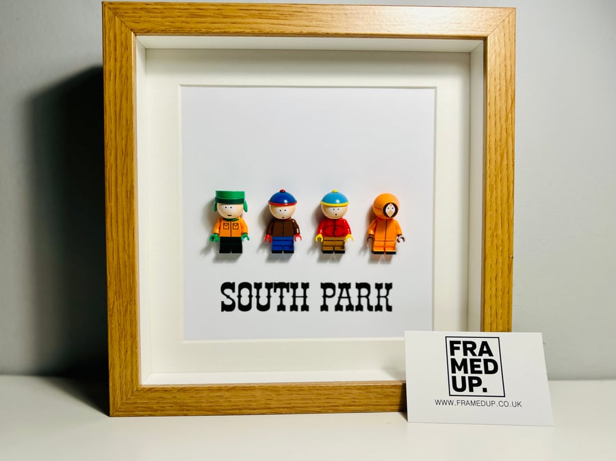 SOUTH PARK - Framed custom minifigures 