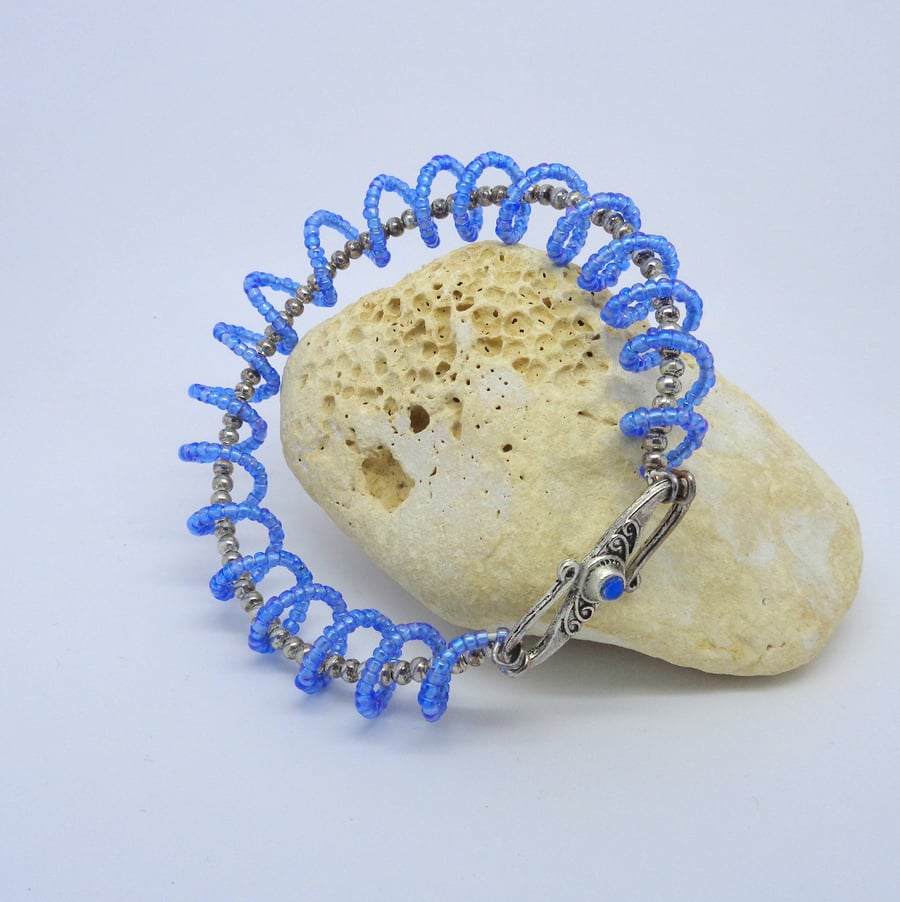 Bracelet Spiral in Blue 