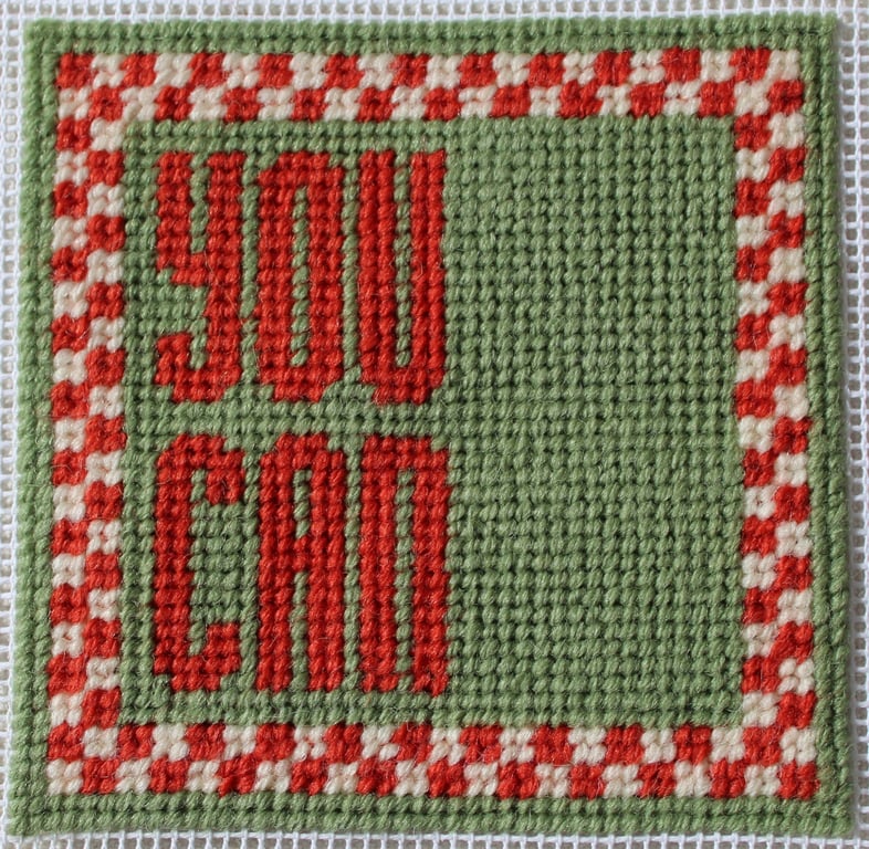 YOU CAN Needlepoint Pattern – Digital Tapestry Chart PDF