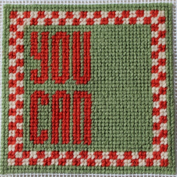 YOU CAN Needlepoint Pattern – Digital Tapestry Chart PDF
