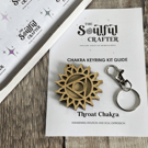 Throat Chakra Creative Mindfulness Keyring Craft Kit