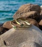 Emerald Gold stacking Ring - Image 5