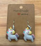 Sterling Silver Earrings - Unicorns - Brand New & Sealed!! 