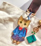 Cat Bag Charm and Detachable Keyring