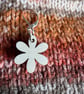 Stitch markers for knitting and crochet, set of 6 wooden flower design  - Image 4