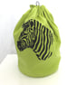 Zebra Embroidered Project Bag - Image 4