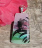 Dichroic Glass Fairy Necklace: Fused Glass Landscape Pendant F10 - Image 3