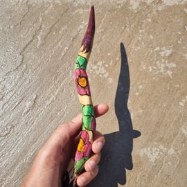 enchantment Wiccan Druid ritual wand alter magic spell casting Handmade, 