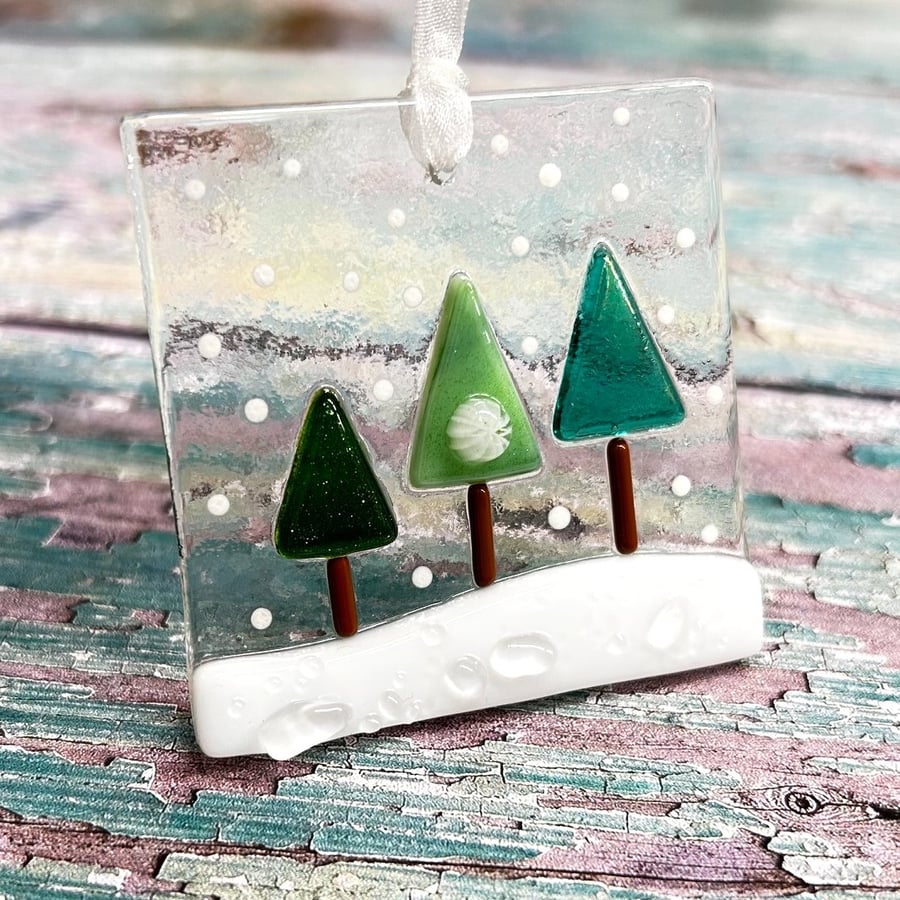 Snow Scene Christmas decoration