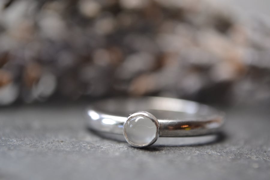Moonstone ring