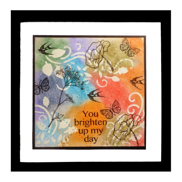 Swallows, butterflies and flowerrs (GEN735)