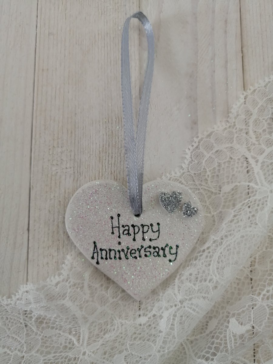 Small Ceramic Heart - Anniversary