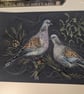 Two Turtle Doves, An A4 signed print of an original drawing - Image 3