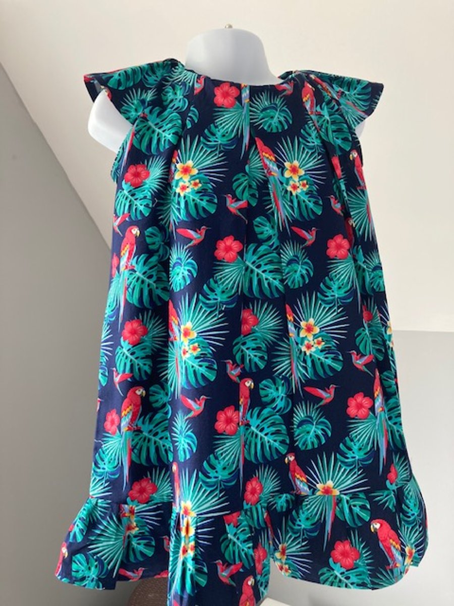 Tropical Toddler Dress