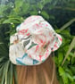 Upcycled floral Baker boy cap   - Image 2