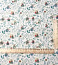 Blue festive Mice Acufactum cotton quilt fabrics from quarter metre - Image 1