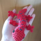 Crochet Plushie - Red Salamander 