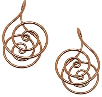 Copper Energy Spiral Hand Ring pair ( 2xspirals) NOW REDUCED
