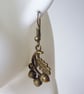 Acorns and Oak Leaf Bronze Tone Earrings - Image 8