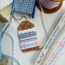 Vintage Ribbon Pack - Pastel Flowers Pink