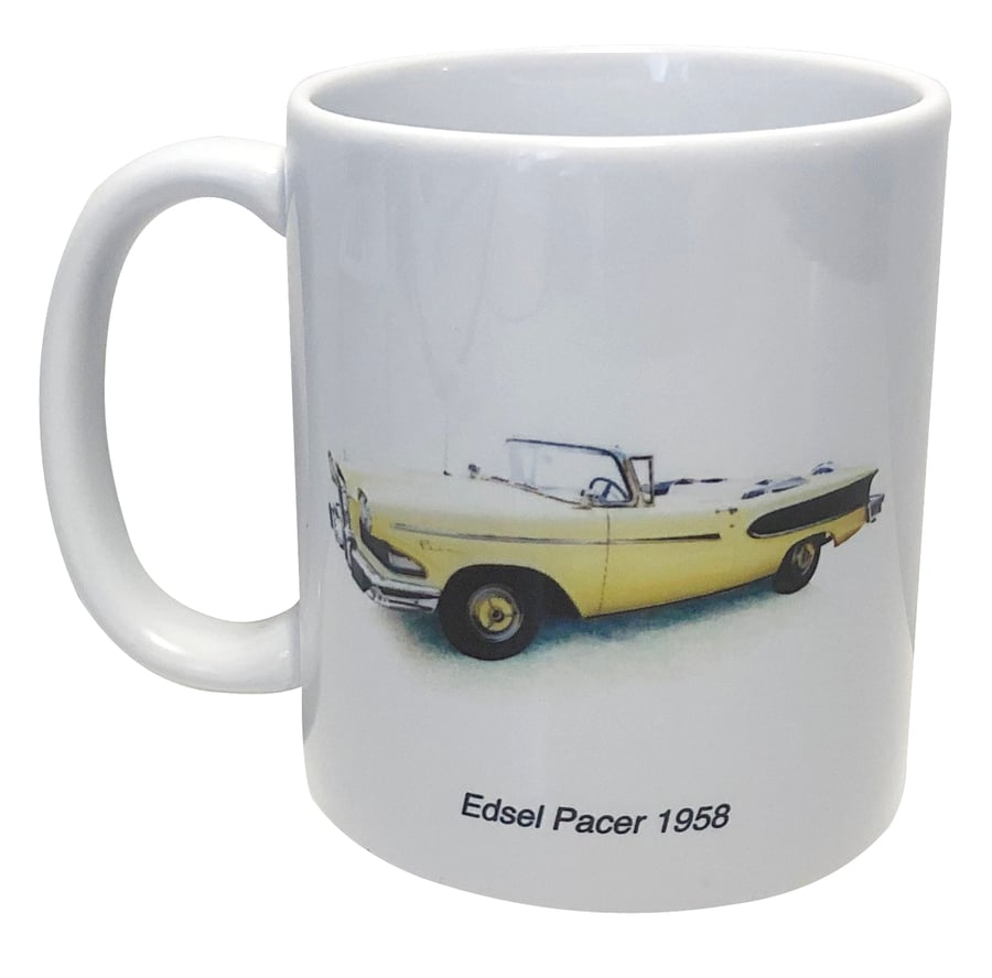Edsel Pacer 1958 - 11oz Ceramic Mug for the Enthusiast
