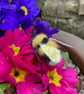 Needle felted bumble bee brooch - Image 4