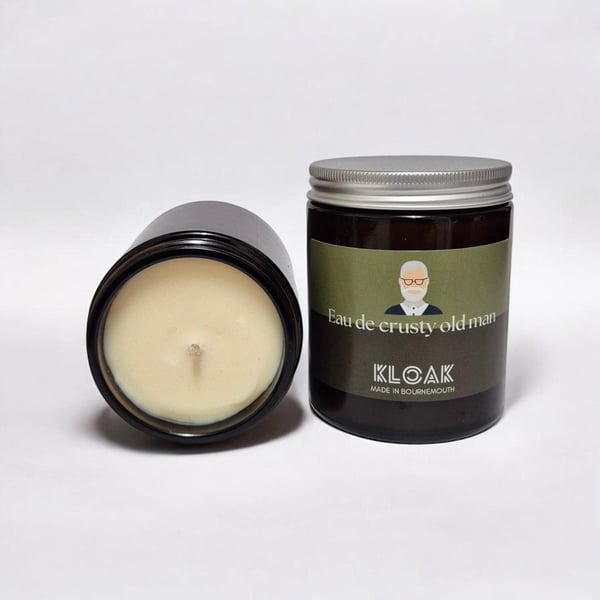 Eau de Crusty Old Man Candle