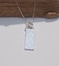 Silver leaf pendant necklace - Image 5