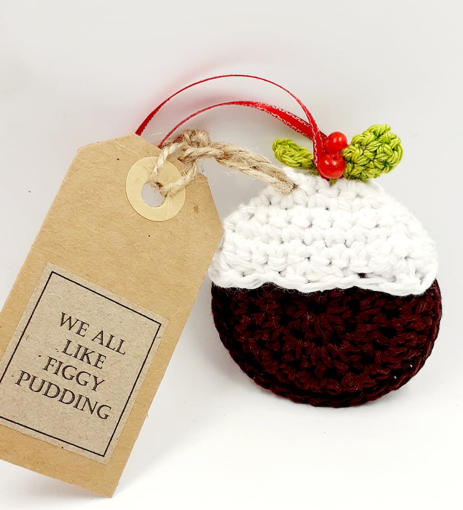 Crochet Christmas Pudding  