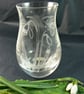 small bud vase ( snowdrop and butterfly) ,lead crystal - Image 9