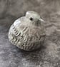 Baby Bird Sculpture, Pearl Green Fledgling Ornament - Image 9