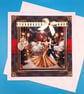 Art Deco Christmas Card, Wife, Mother, Sister, Daughter, Granddaughter, Husband 