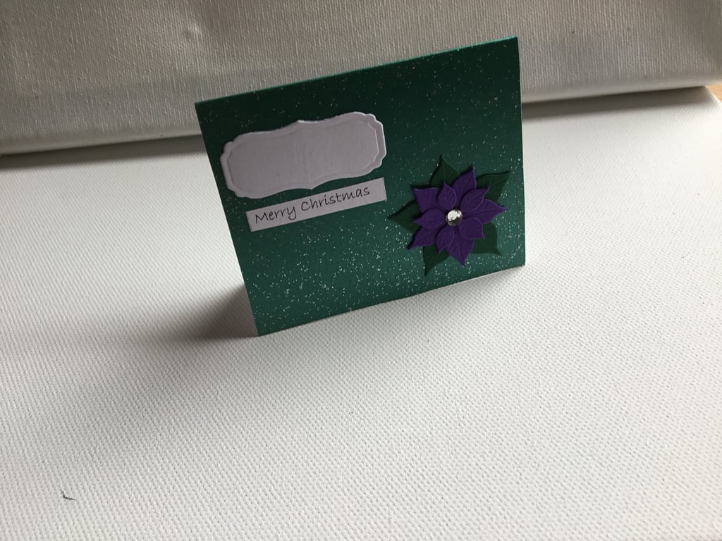 place cards, set of 4 Poinsettia place card. Wedding table setting. CC589