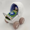 Commission Order for Jayne - Crochet Pram