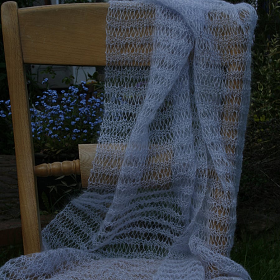 lilac wrap/stole/scarf