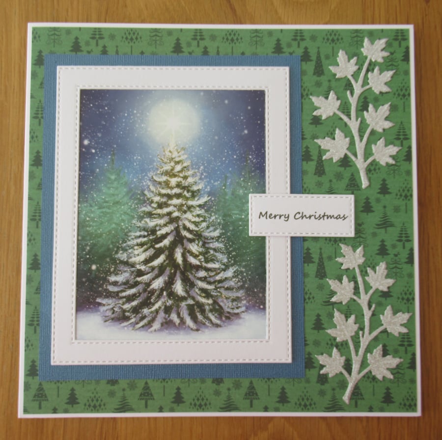 8x8" O Christmas Tree - Christmas Card