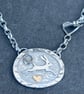 Silver Hare and Moonstone Necklace  - Image 2