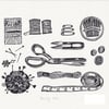 Sewing Bee - Black and White