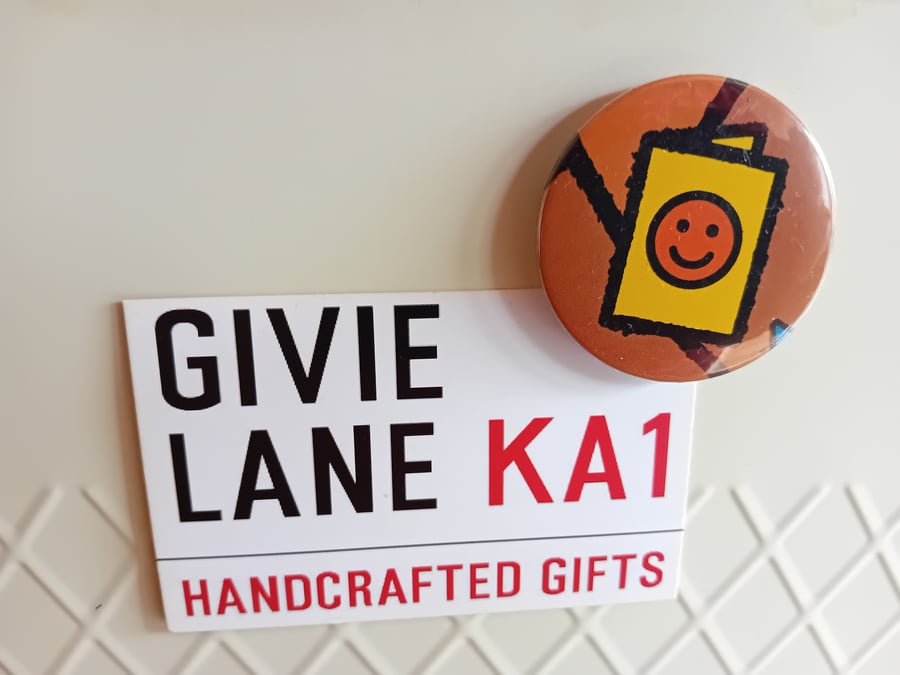 Fridge Magnet - Smiley Face