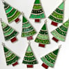 Stained Glass Christmas Tree Suncatcher - Handmade Window Decoration 