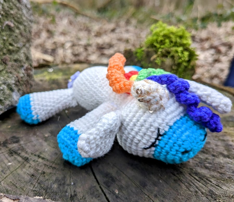 Sleeping Unicorn - Crochet amigurumi