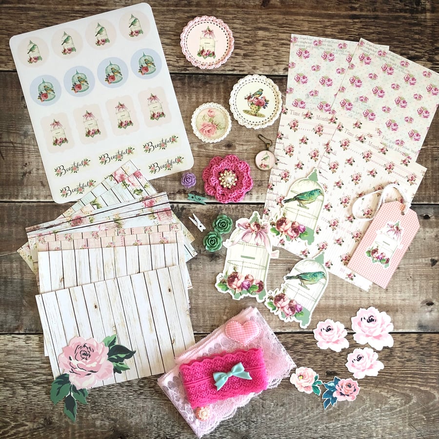 Pretty Shabby chic inspiration kit