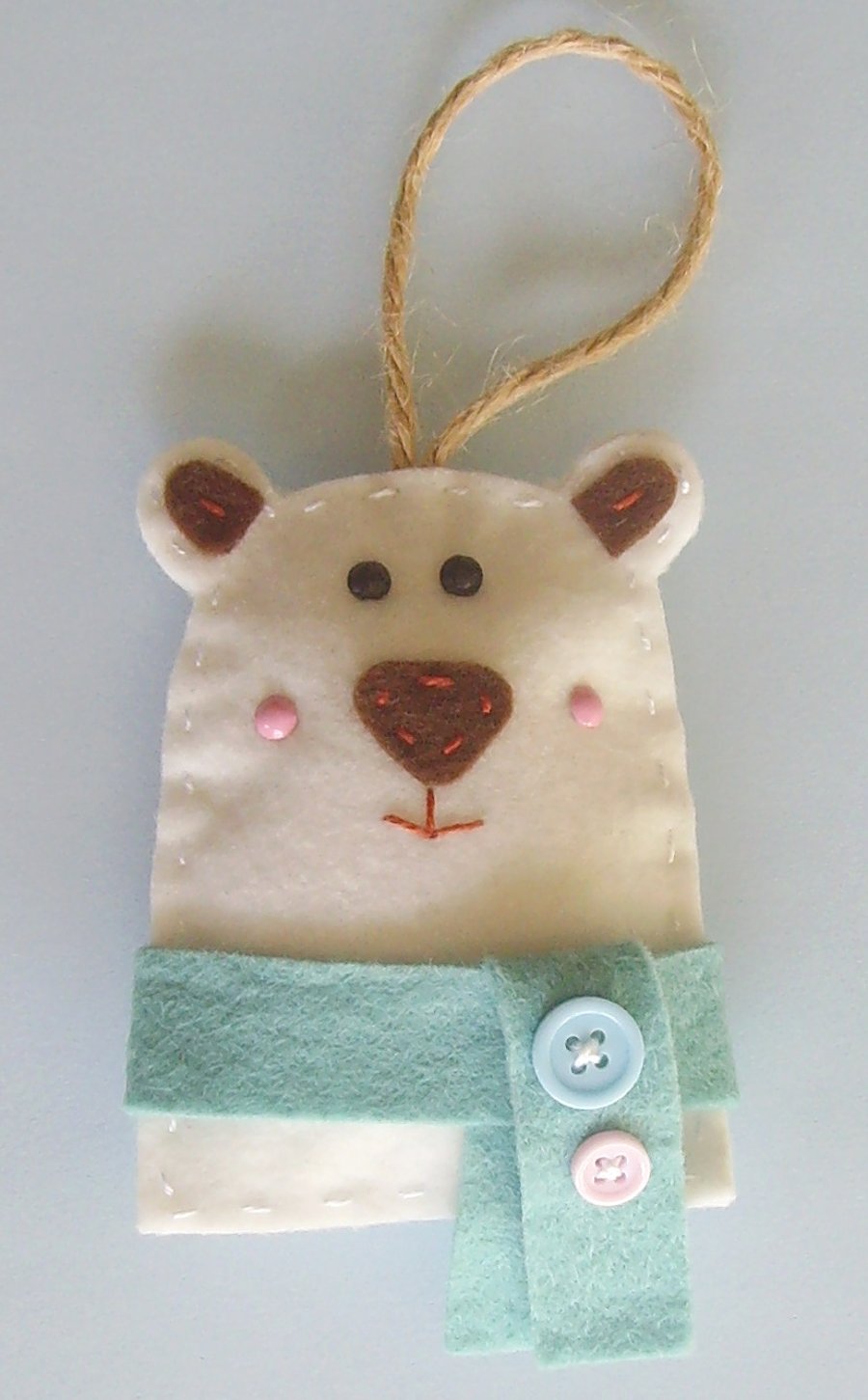 Pip the polar bear sewing kit