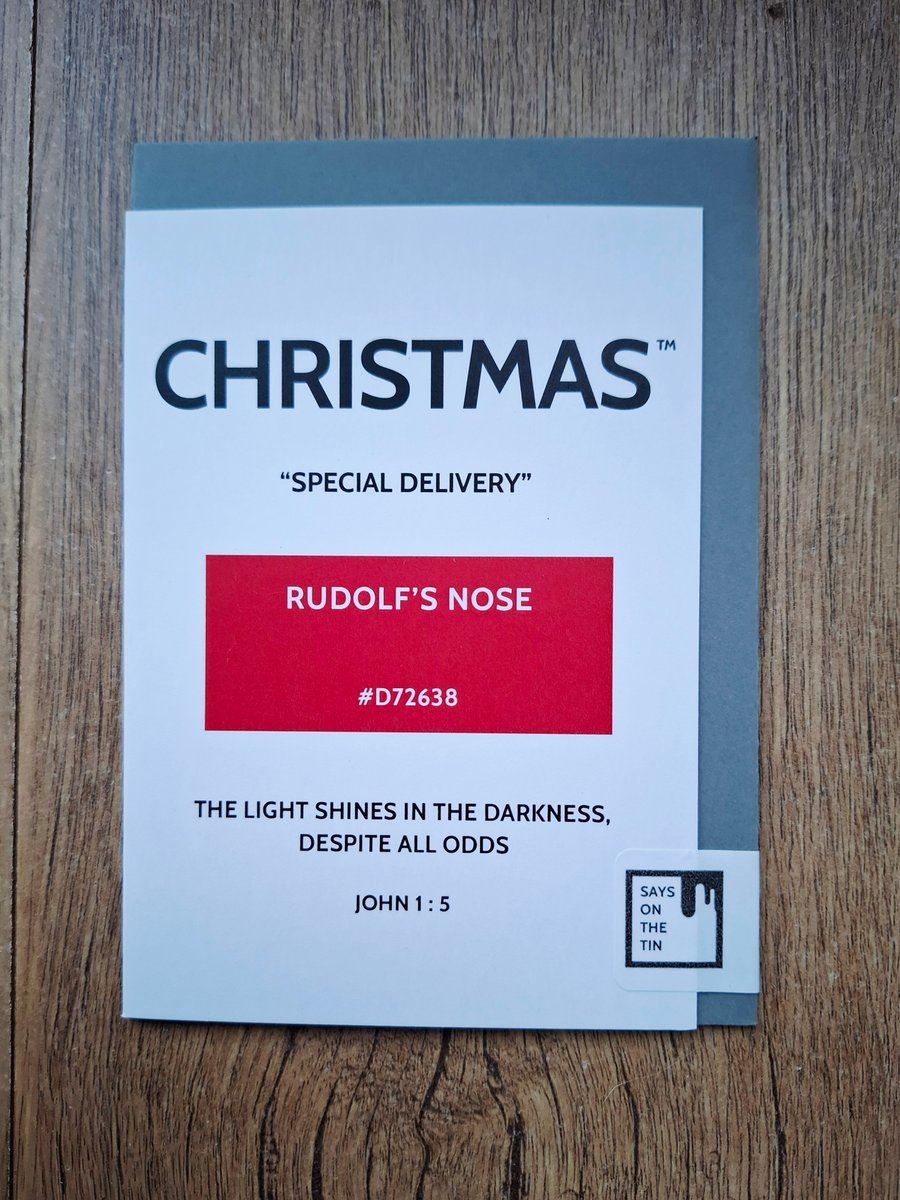 RUDOLF'S NOSE Christmas Card - The Season's Reason Collection