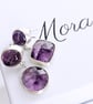 Amethyst Statement Earrings - Image 3
