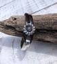 Women's Leather Bracelet, Wrap Boho Bracelet, Silver Plated Clasp - Image 3
