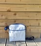 Small Sailcloth Crossbody Bag – Upcycled Everyday Bag with Front Zip Pocket - Image 3