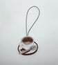 Coffee bead embroidery decoration  - Image 2