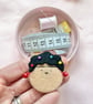 Handmade Embroidered Needle Minder, Quirky Sewing Gift